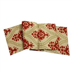 Jute Anahi Collection Printed Natural Table Runner